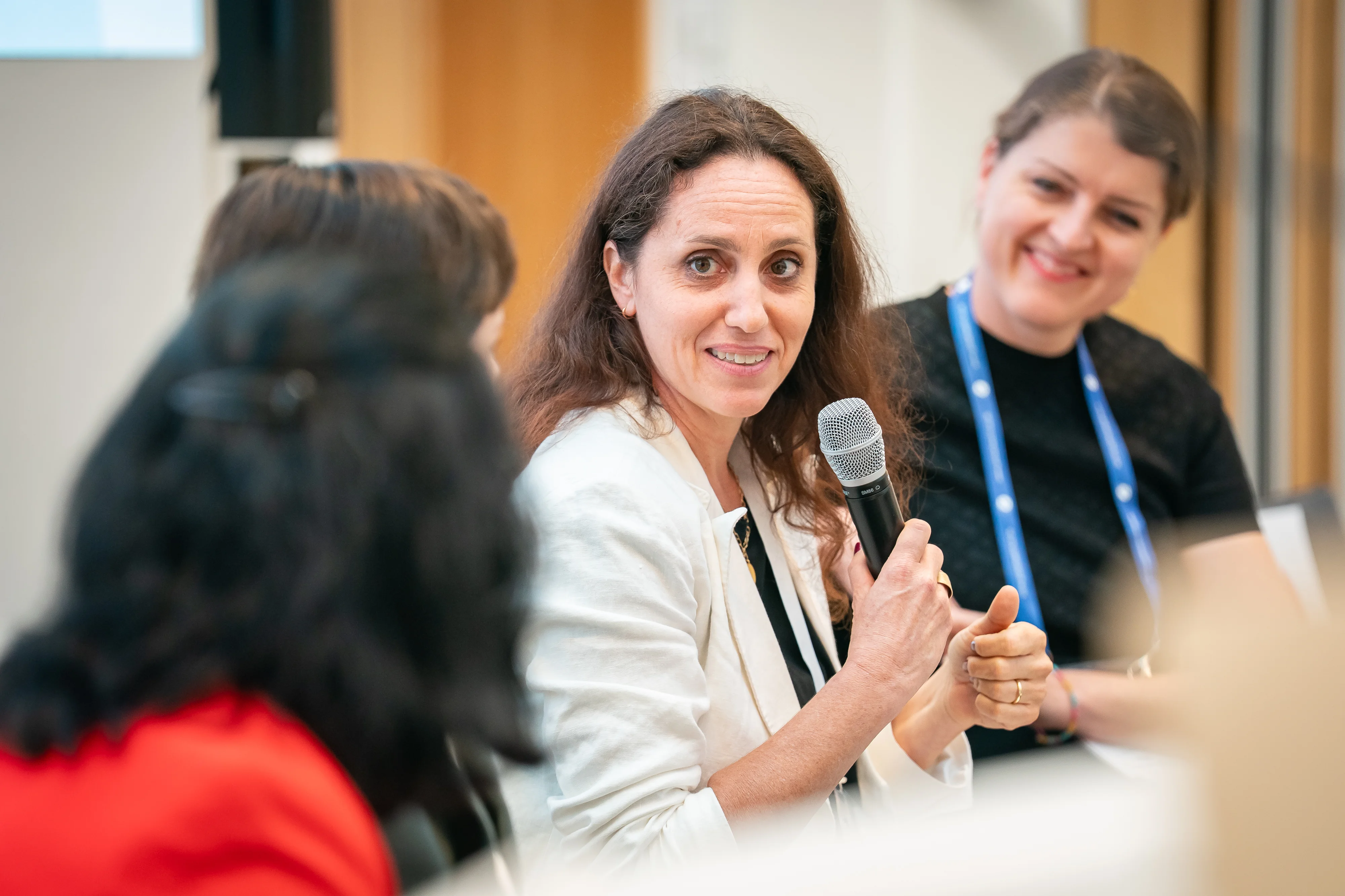 From the left Dr Sarbani Chakraborty, Dr Caroline Cohrdes, Gabriela Nasser, Vanessa Pott. ©Thomas Ecke.